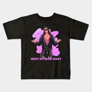 Smile Of Bret Hitman Hart Kids T-Shirt